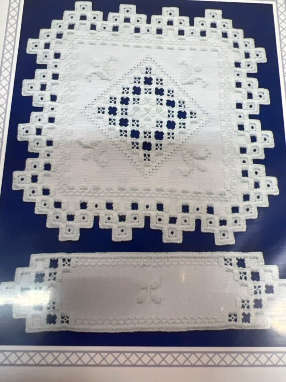 Patricias Doily And Bookmark Hardanger Embroidery Pattern By Satin Stitches